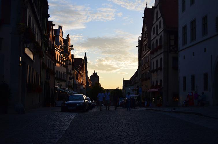Sunset in Rothenburg